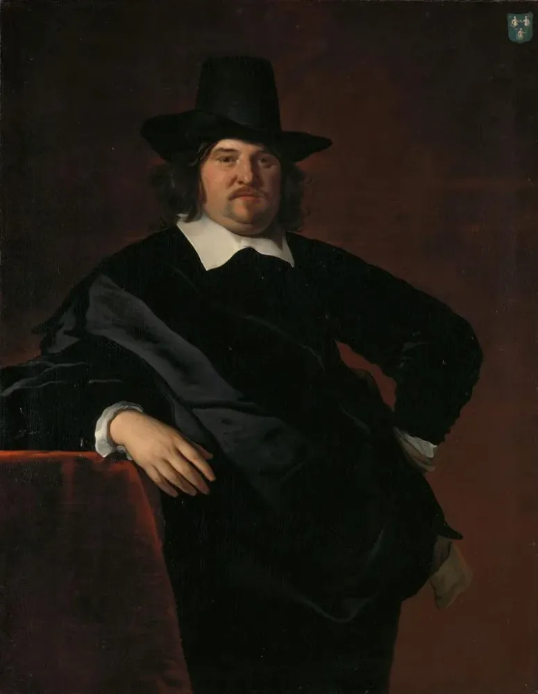 Abraham de Visscher 1605-67 ammattilainen Amsterdamista ja Länsi-Intian kauppayhtiön johtaja - Abraham Lambertsz van den T...
