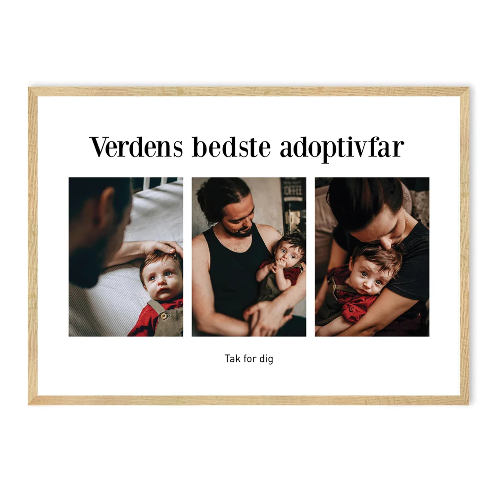 Adoptivfar - plakat