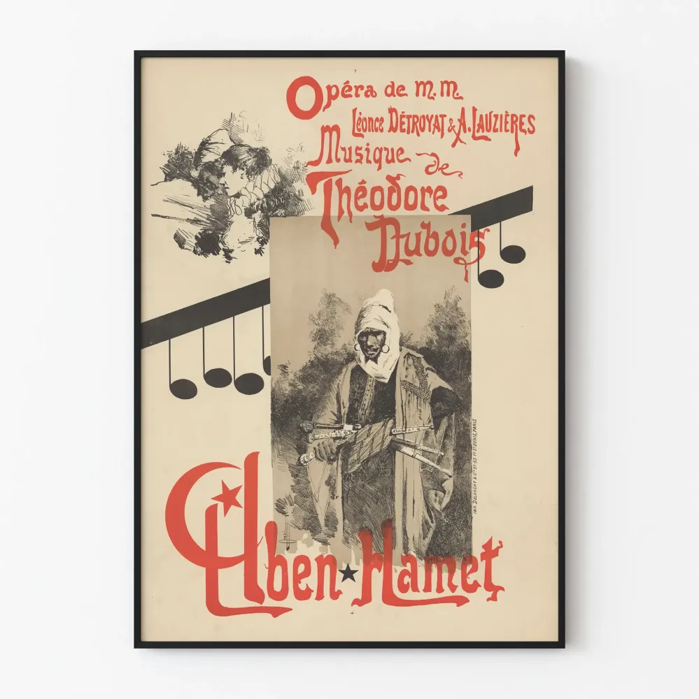 Alben-Rhamet-oopperajuliste Théodore Dubois'n teoksesta