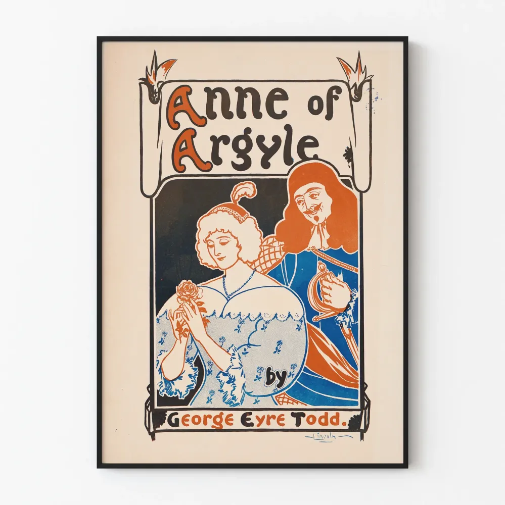 Anne Argyle vintage seinäkoristejuliste