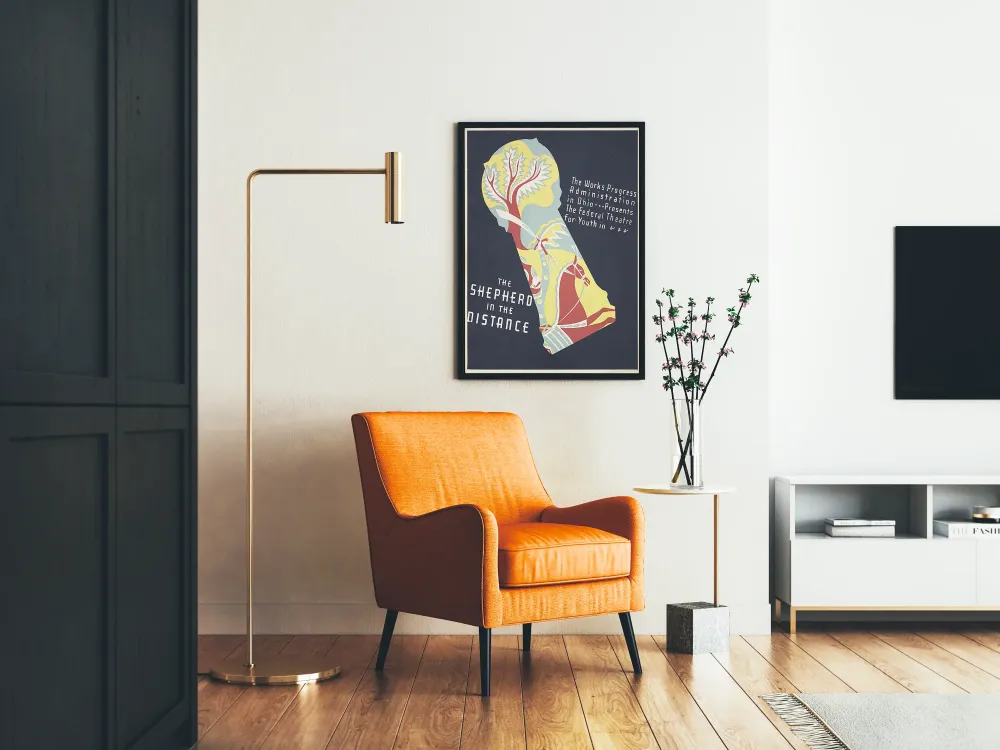 Art Déco -juliste Laumanhoitaja kauempana