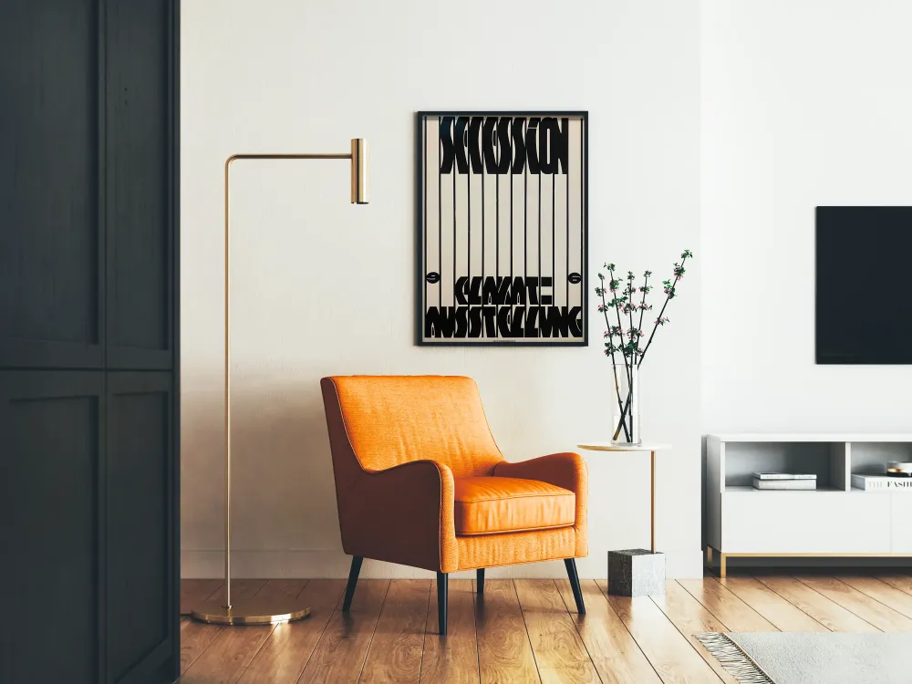 Art Deco -juliste Wienin secessionin näyttelyyn