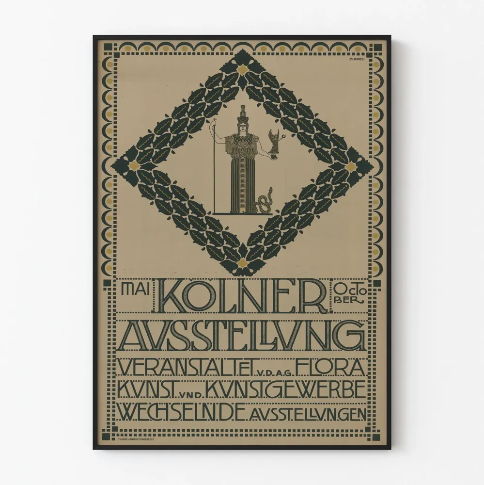 Art Nouveau - Juliste Kolner Kunst und Kunstgewerbe -näyttely