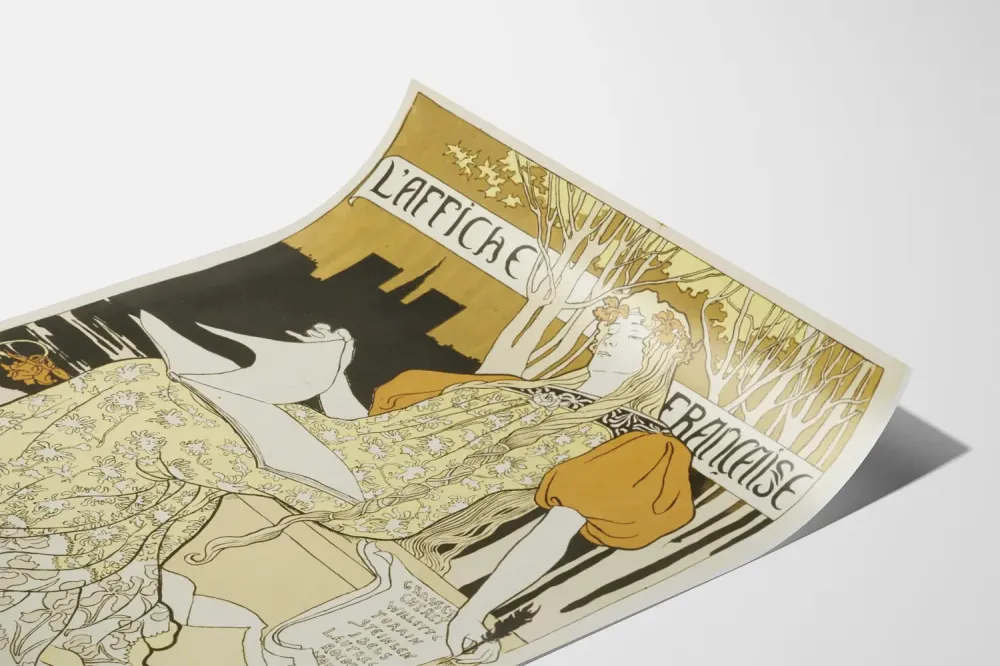 Art nouveau -juliste koristeellinen "L'Affiche Française"