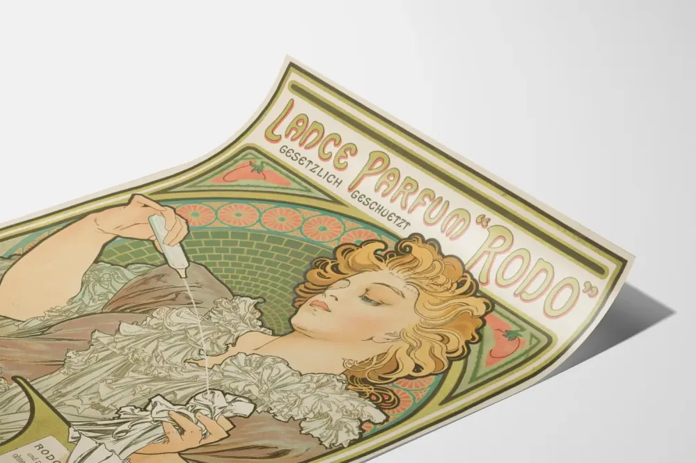 Art Nouveau -juliste Lance Parfum "Rodo"