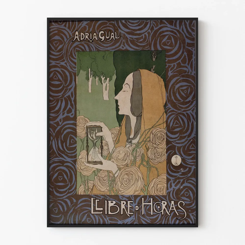 Art Nouveau -juliste Libre d'Horas, teoksen tekijä Adrià Gual