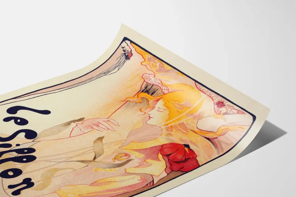 Art Nouveau -juliste Le Sillon, teoksettanut Fernand Toussaint