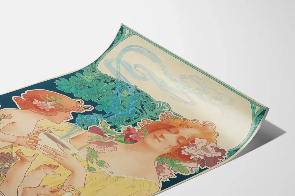 Art Nouveau -juliste Tropon suklaa kaakao