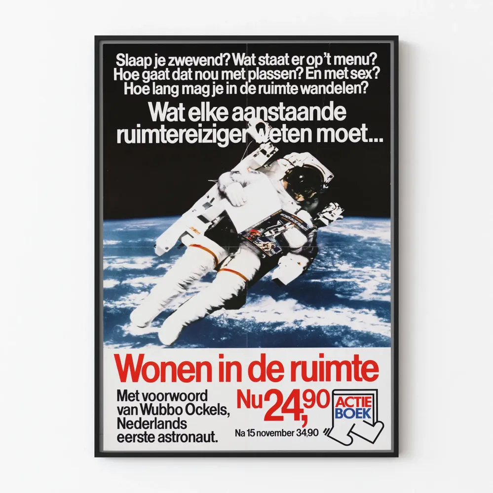 Astronautti Luento - Seinän koristelu avaruus Poster