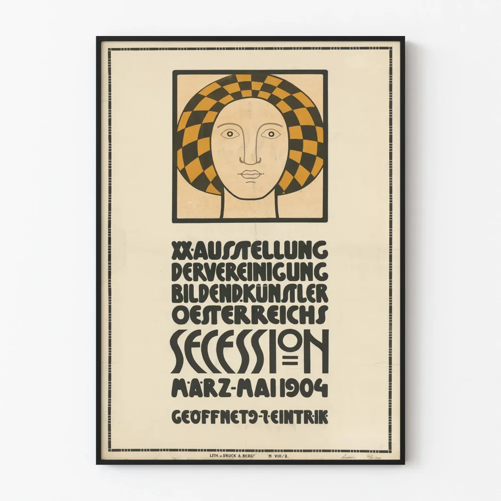 Austrian Art Secession 1904 -näyttelyn juliste