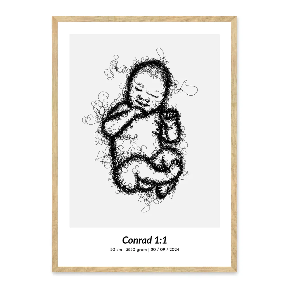 Baby plakat - Design selv unik plakat