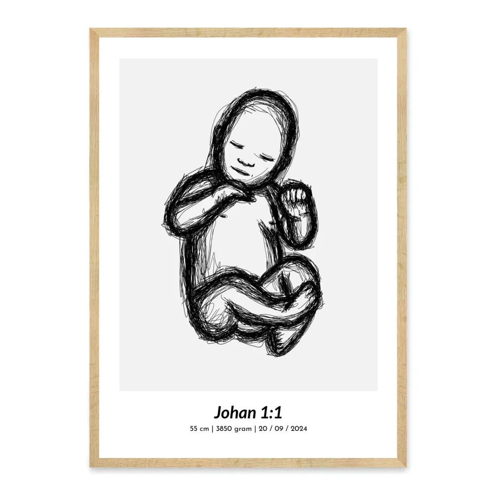 Baby print - Design selv plakat