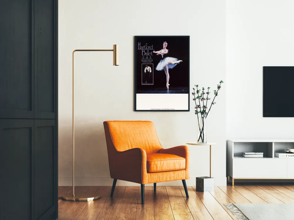 Ballet Hartford USA -juliste Michael Uthoffin taiteellinen johtaja