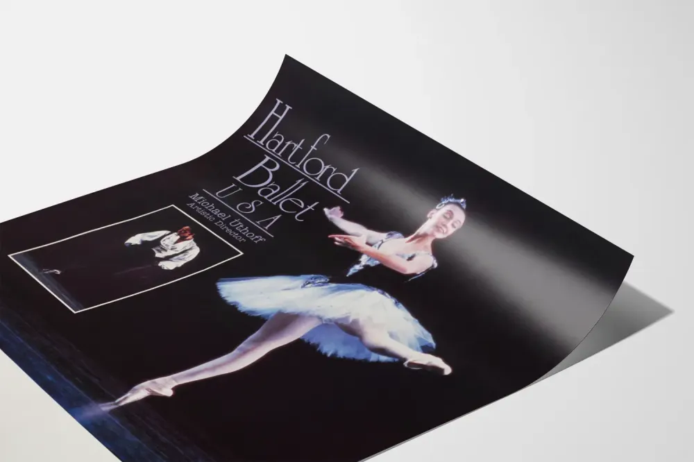 Ballet Hartford USA -juliste Michael Uthoffin taiteellinen johtaja