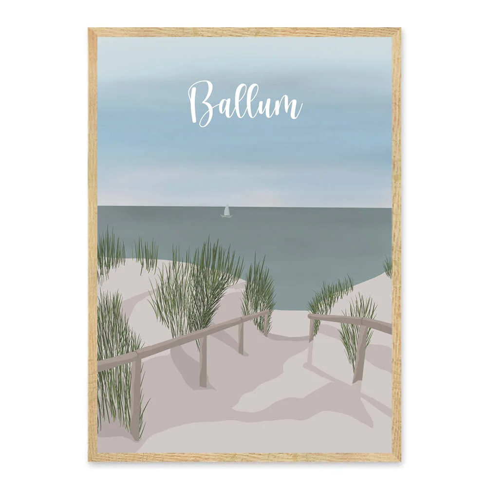Ballum - sommerhusplakat