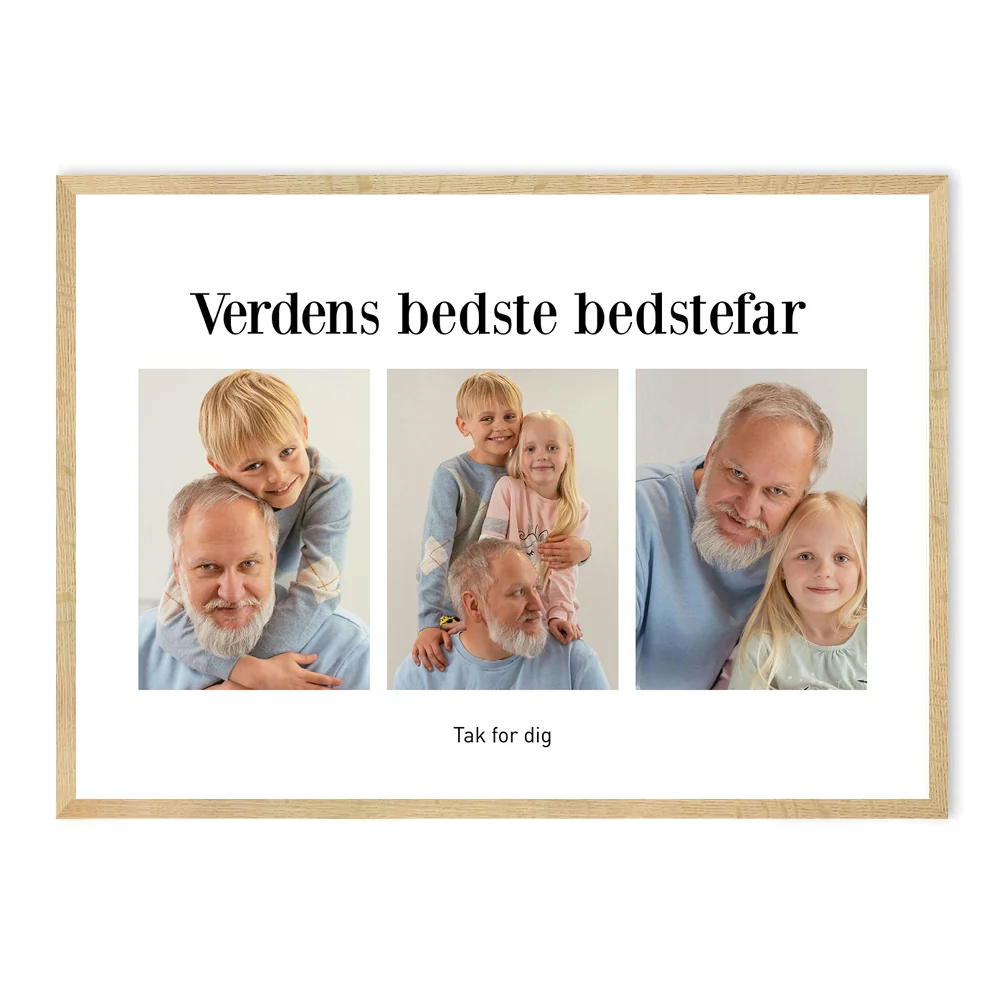 Bedstefar- plakat