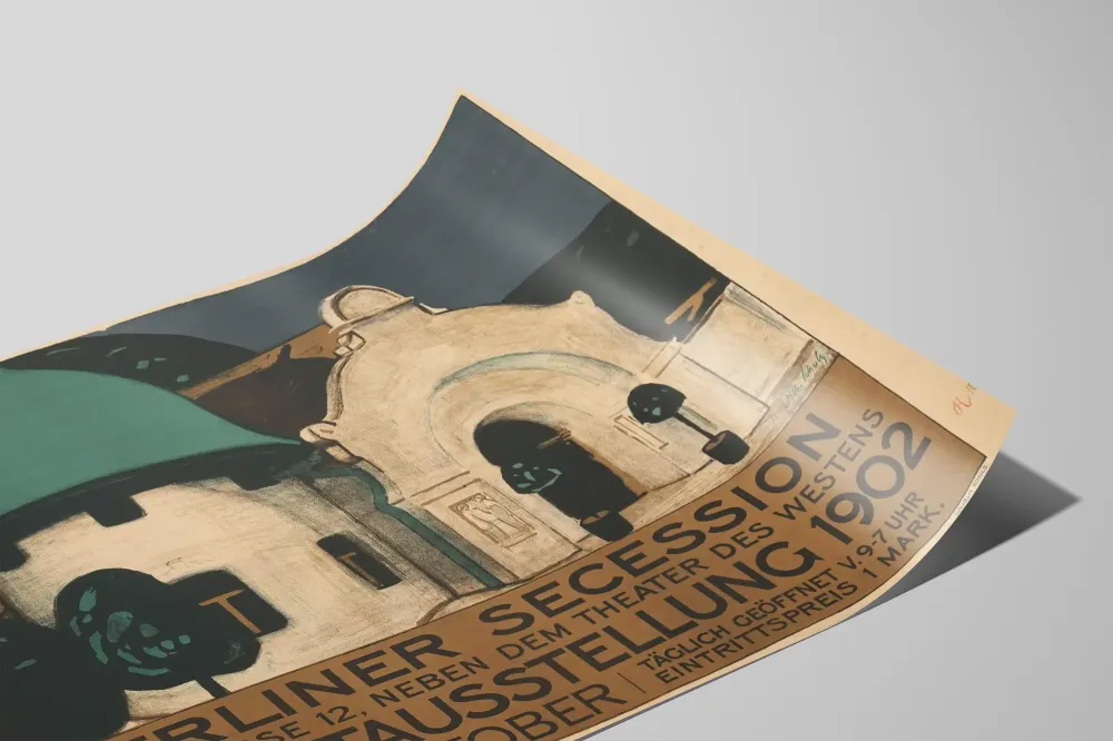 BERLINER SECESSION -taidenäyttelyjuliste 1902