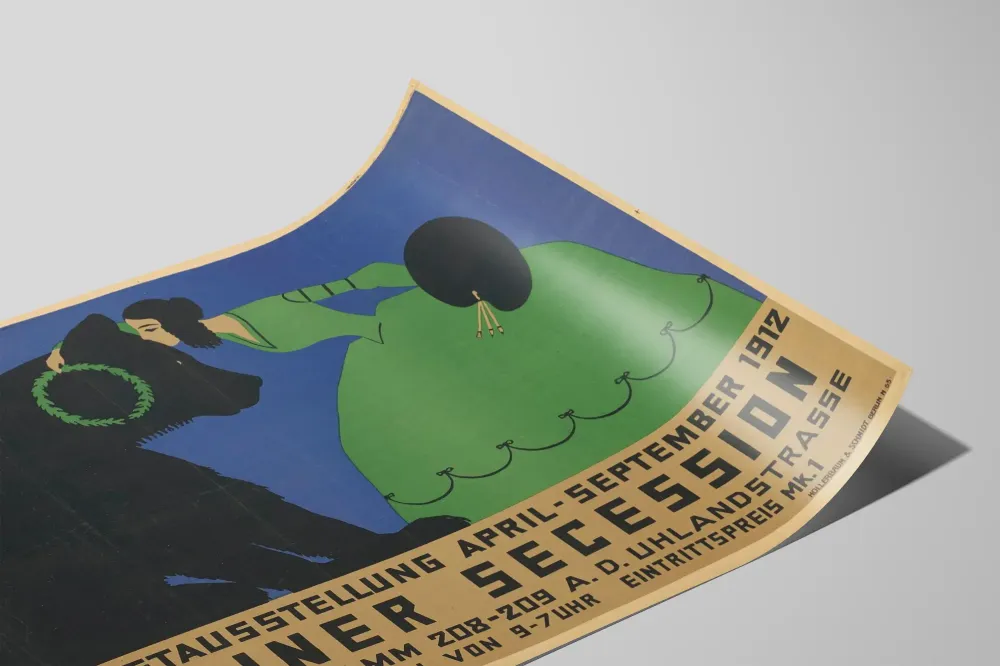Berliner Sezessionin XXIV. taidenäyttelyn juliste 1912