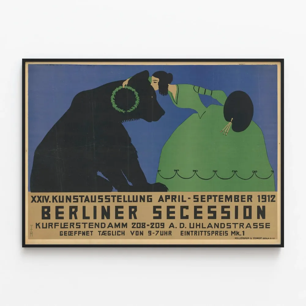 Berliner Sezessionin XXIV. taidenäyttelyn juliste 1912