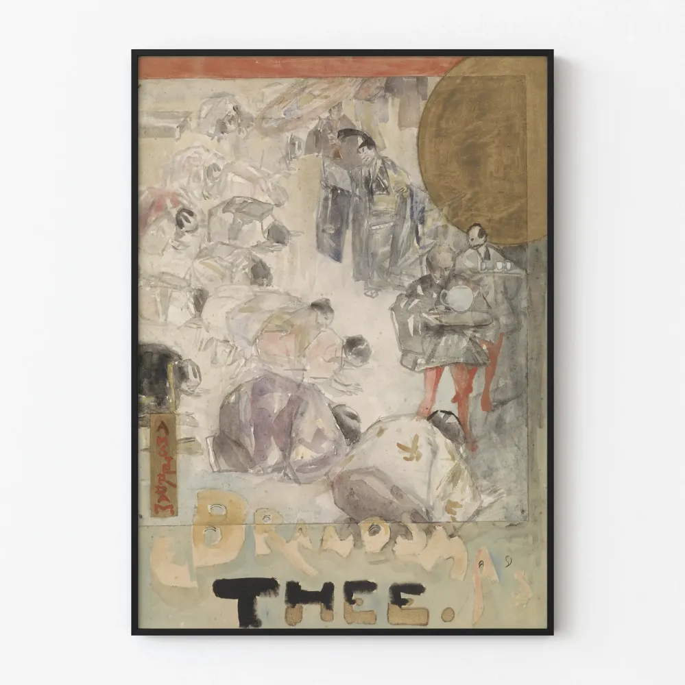 Brandsmalle vintage-tyylinen juliste sisustukseen