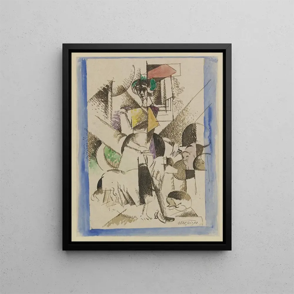 Cubistinen muotokuva - Albert Gleizes | Taidetuloste