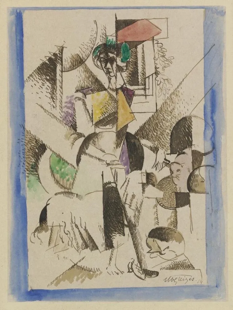 Cubistinen muotokuva - Albert Gleizes | Taidetuloste