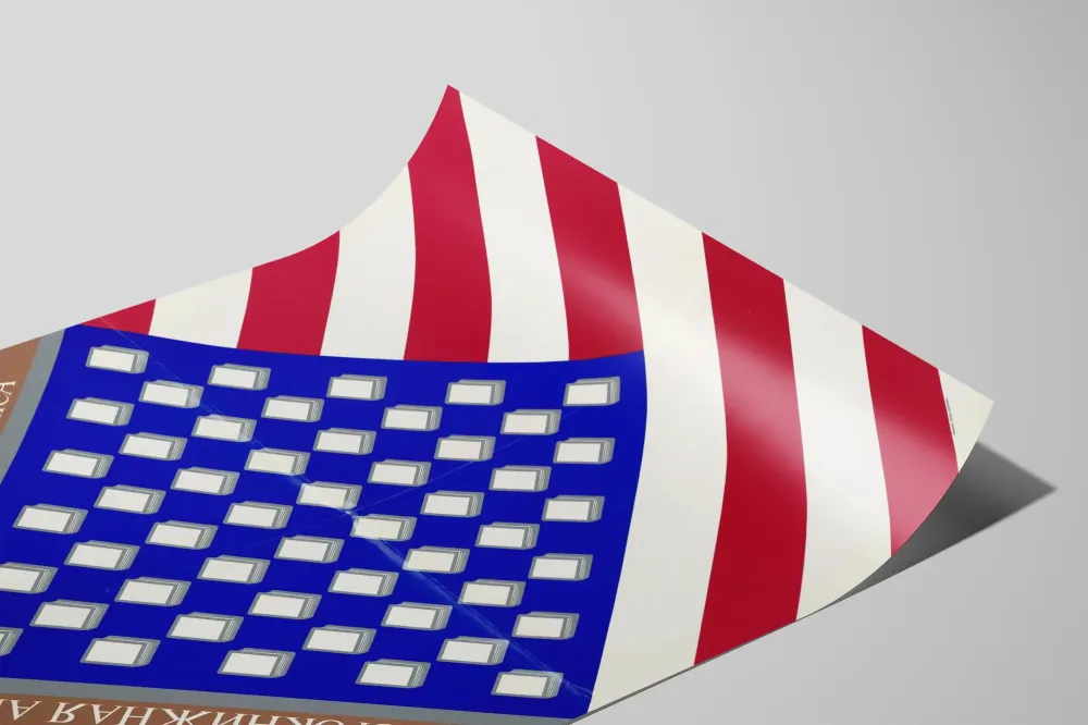 Design Juliste Many-Booked America nykyaikaiseksi seinäkoristeeksi