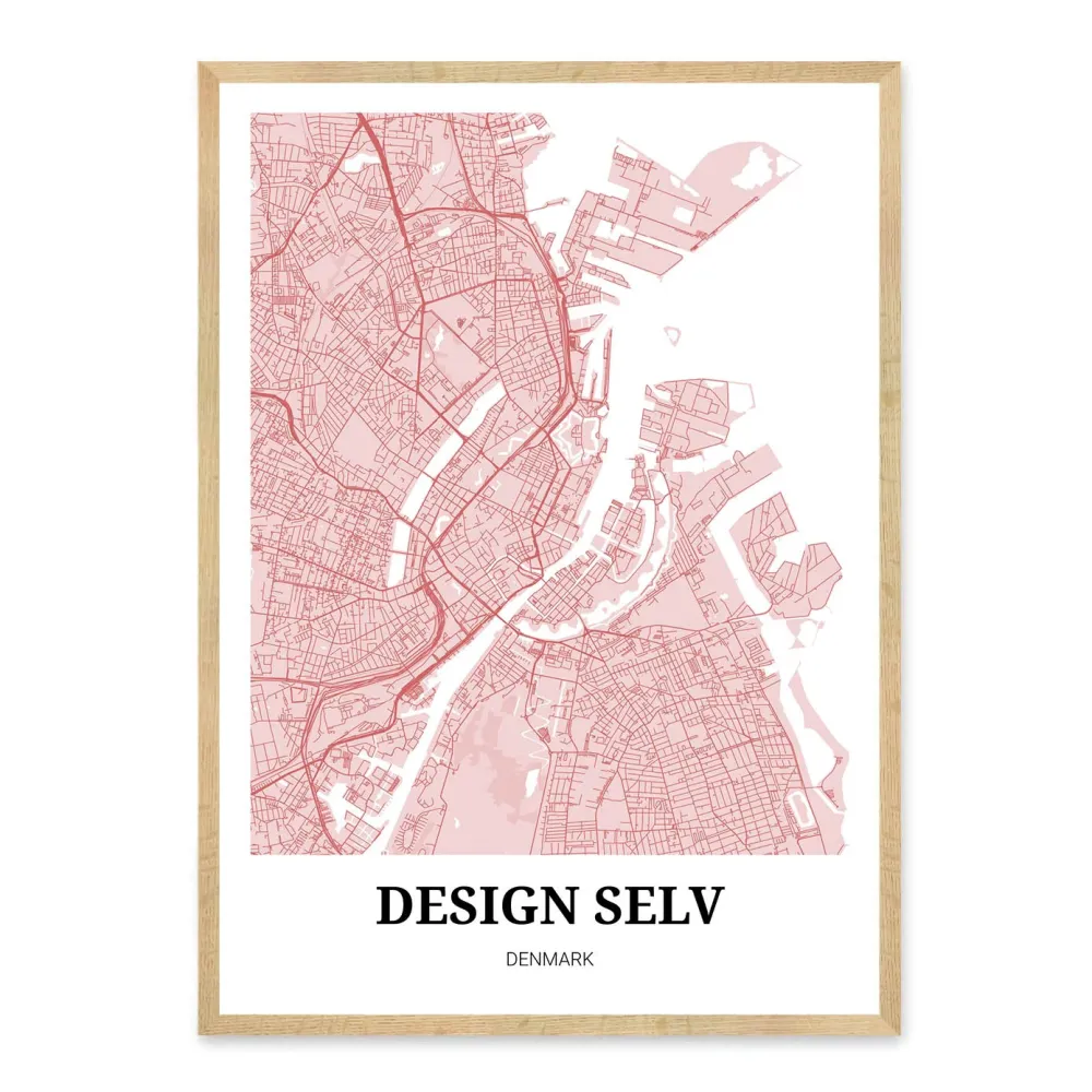 Design selv bykort plakat