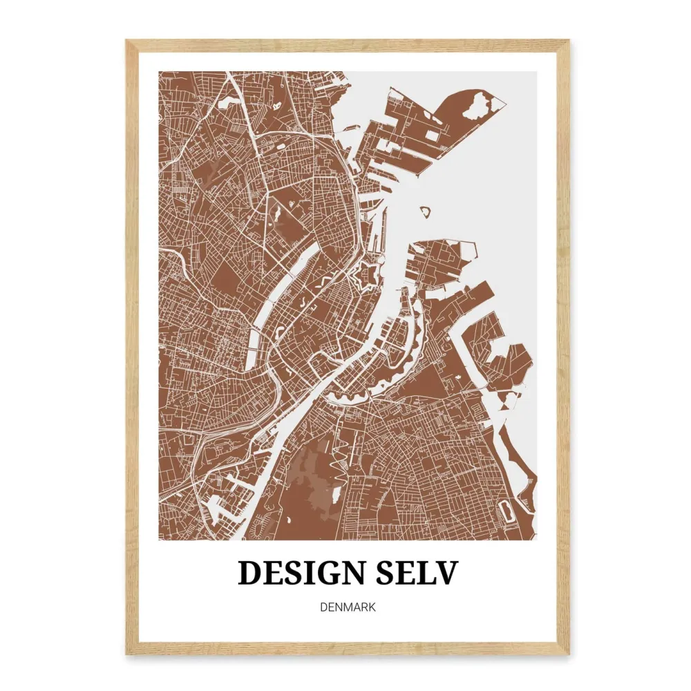 Design selv bykort plakat