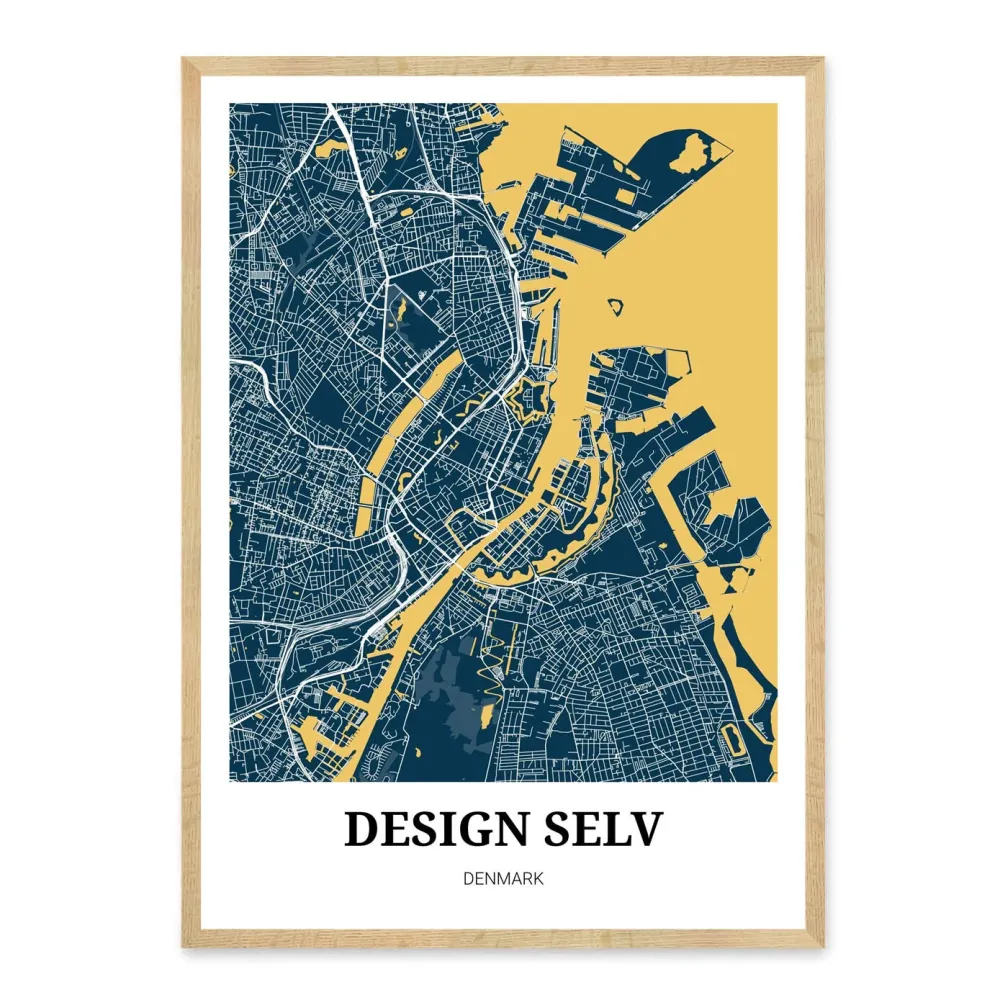 Design selv bykort plakat