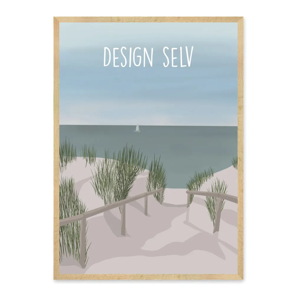 Design selv - sommerhusplakat