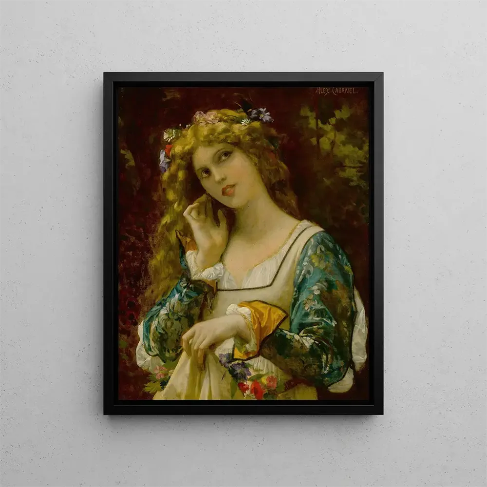 D-kuva kuuntelee kaikuäänen - Alexandre Cabanel | Taidetuloste