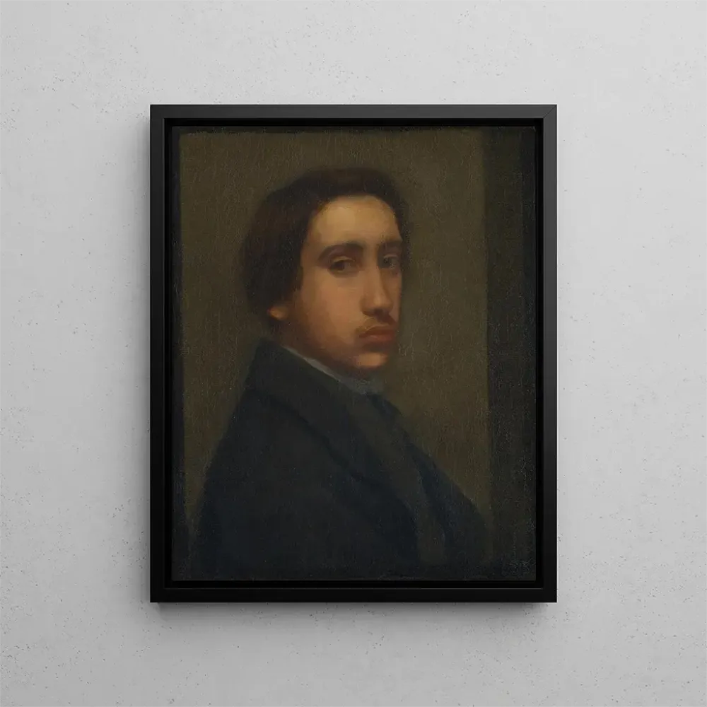 Edgar Degas musta päällystakki - Edgar Degas | Taidetuloste
