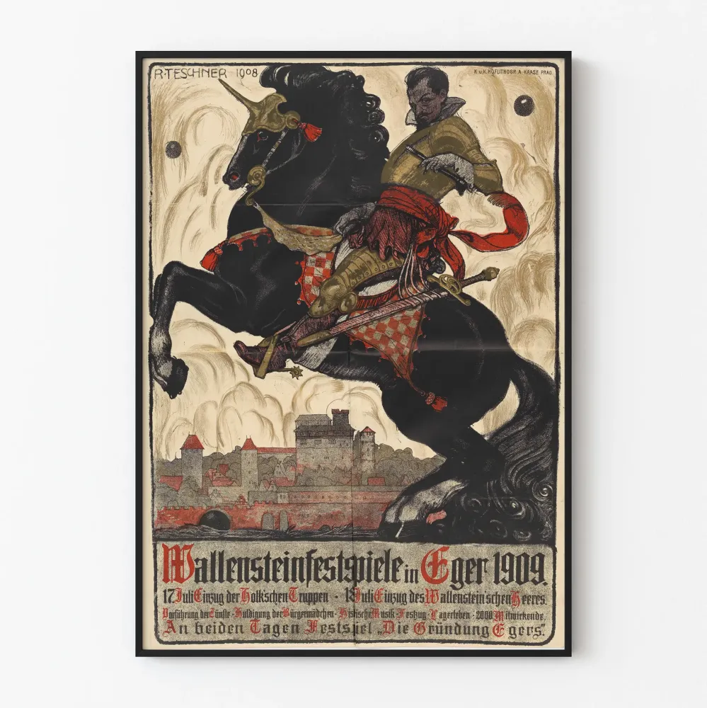 Egerin Wallensteinfestspiele -juliste 1909
