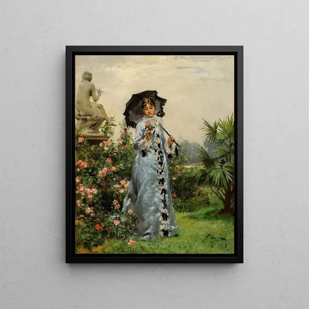 Elegantti ruusumaalaus - Victor Gabriel Gilbert | Taidetuloste