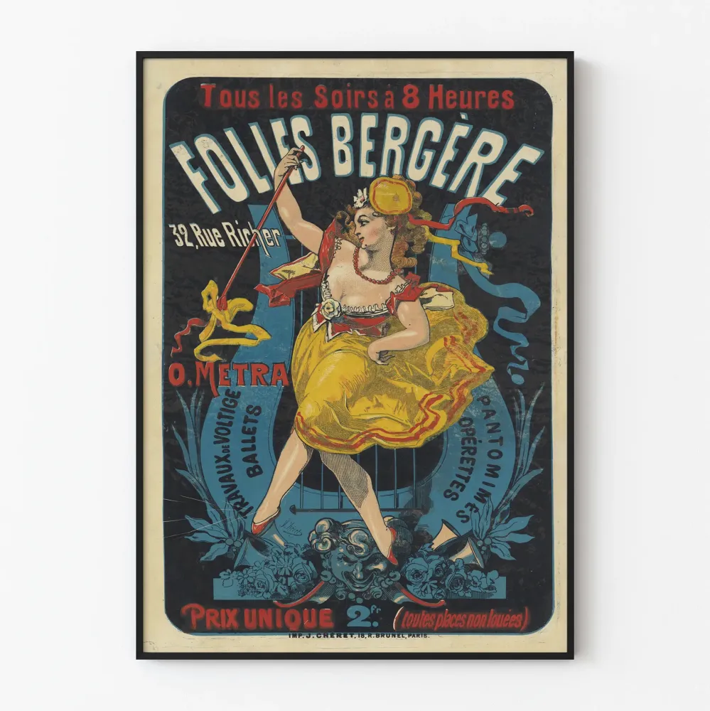 Folies Bergère - Juliste baletti- ja oopperailtoihin