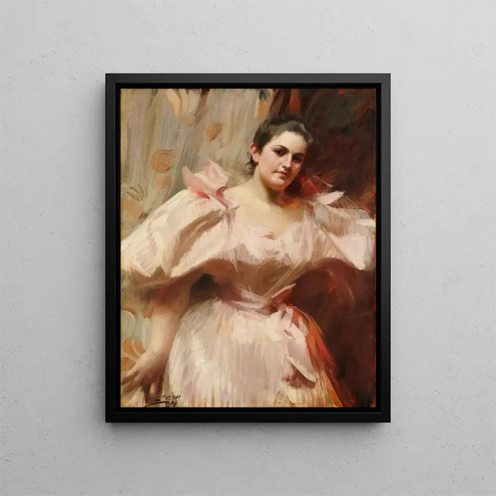Frieda Schiffin maalaus 1876-1958 Myöhemmin Mme Felix M. Warburg - Anders Zorn | Taidetuloste