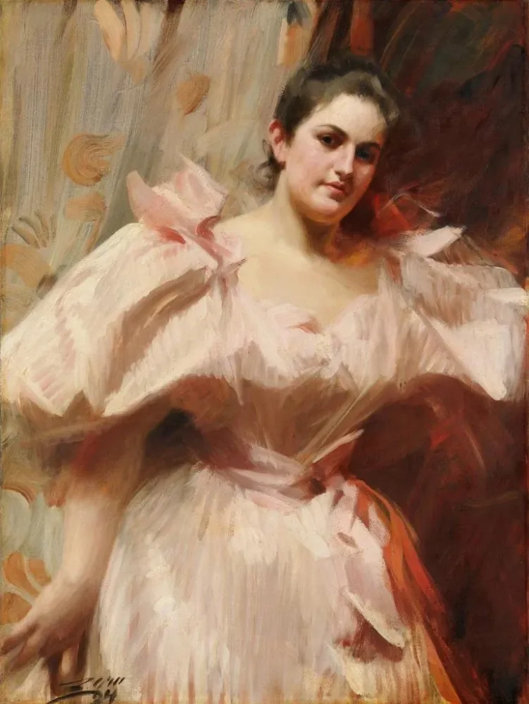 Frieda Schiffin maalaus 1876-1958 Myöhemmin Mme Felix M. Warburg - Anders Zorn | Taidetuloste