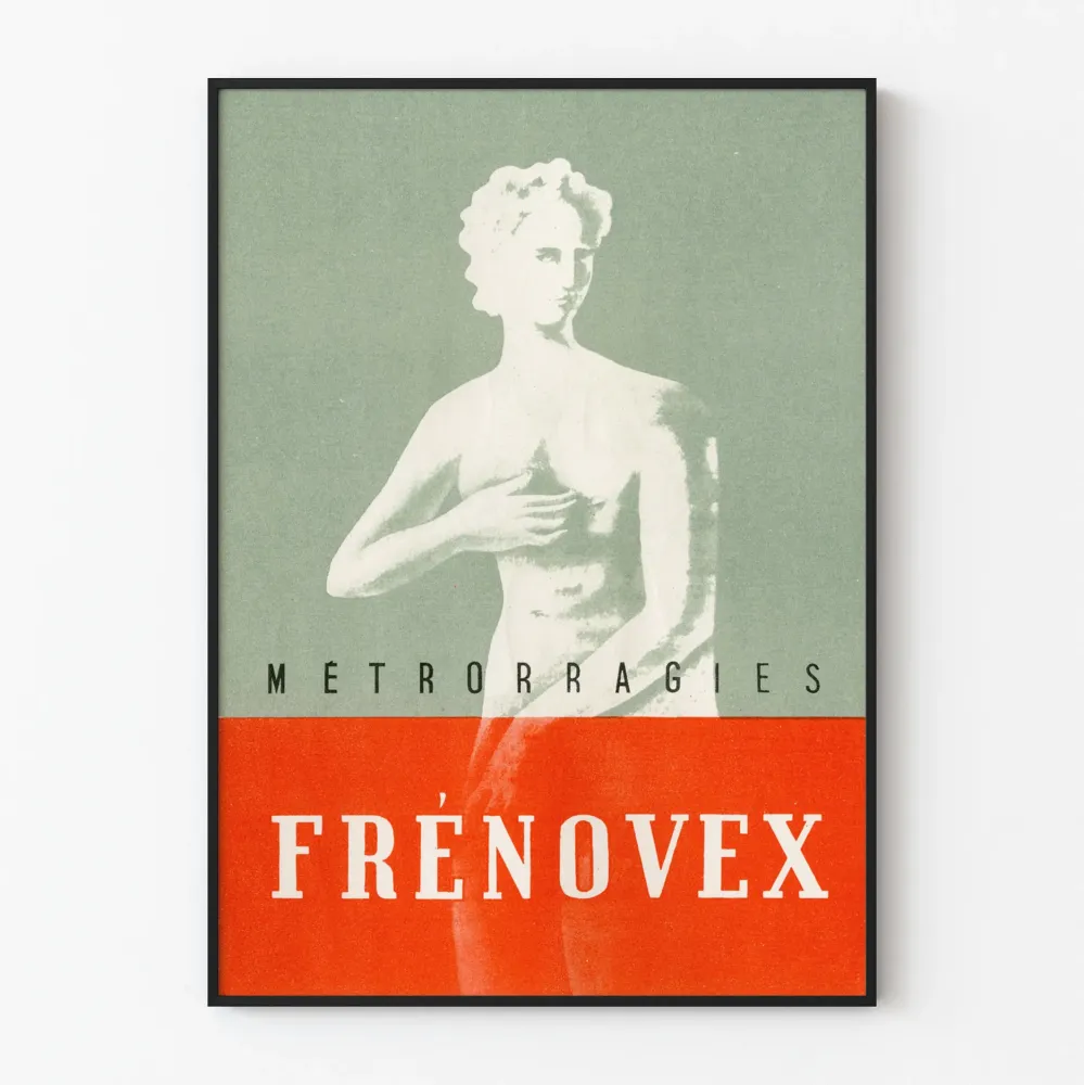 Frénovexin vintage lääketieteellinen juliste