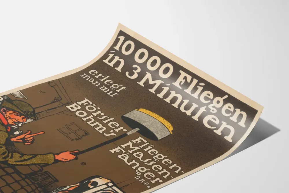 Förster Bohm's mainosjuliste hyönteispesästä