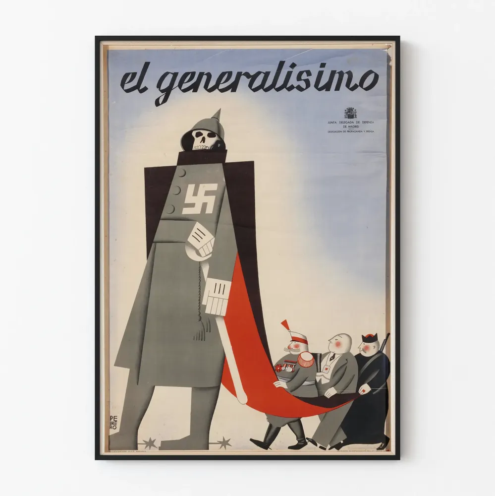 El Generalisimo vintage juliste sisustukseen