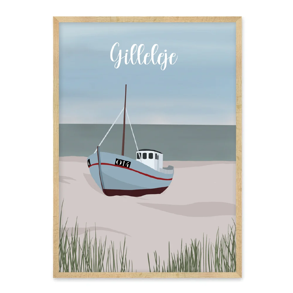 Gilleleje - sommerhusplakat