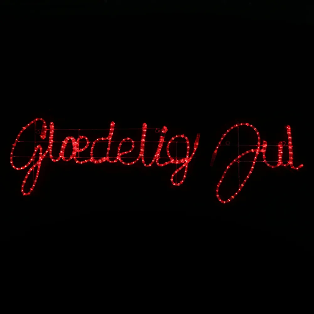 Glædelig Jul - LED-kyltti - 155x43