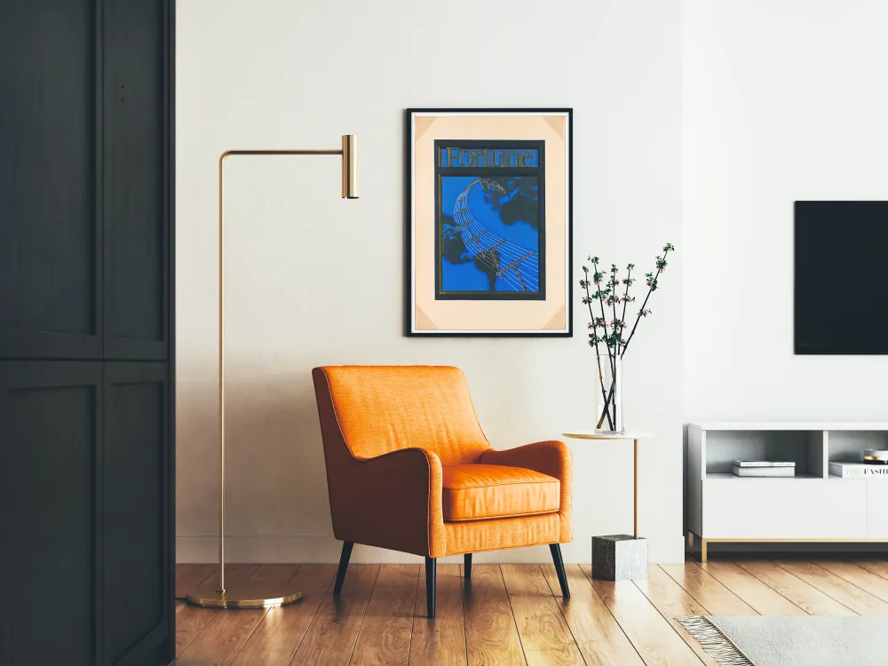 Graafinen onnennumero maailmanlaajuisine puhelinverkoineen Poster