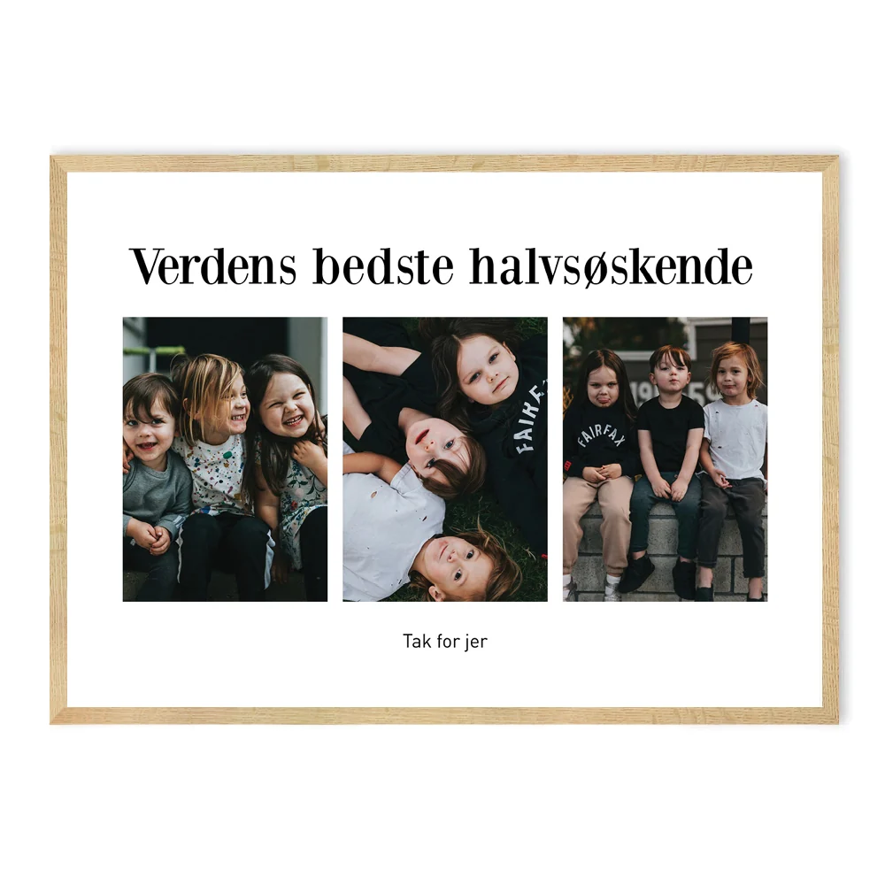 Halvsøskende plakat