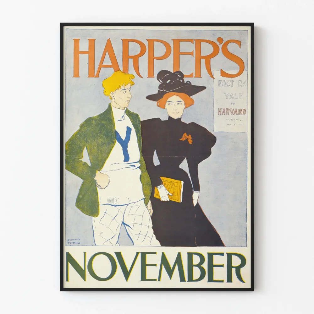 Harper's marraskuun vintage urheilujuliste yliopistosta