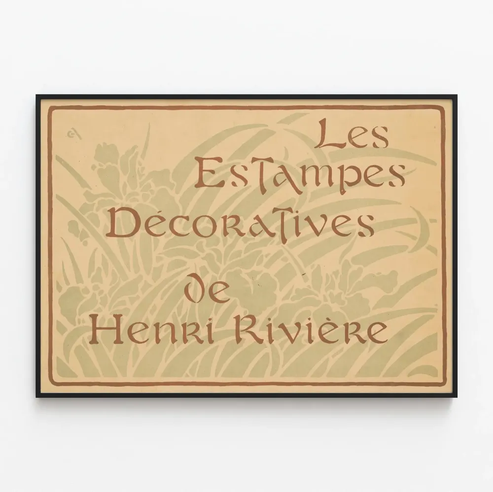 Henri Rivière'n koristeelliset julisteet