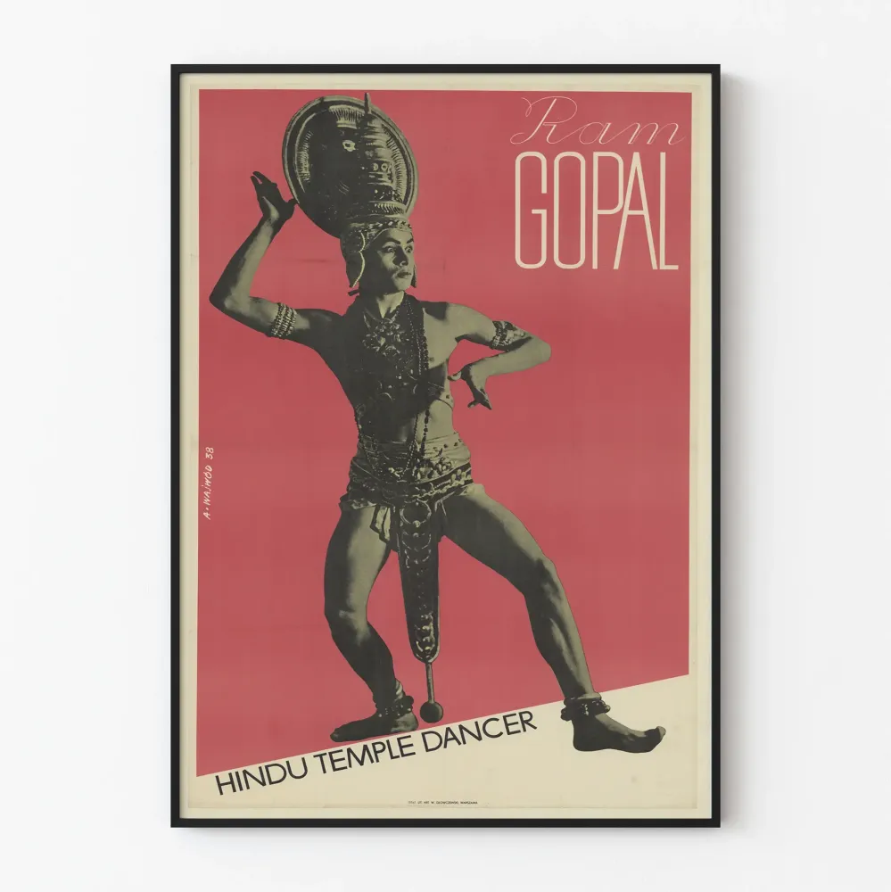Hindulainen temppuratsastaja Ram Gopal -juliste