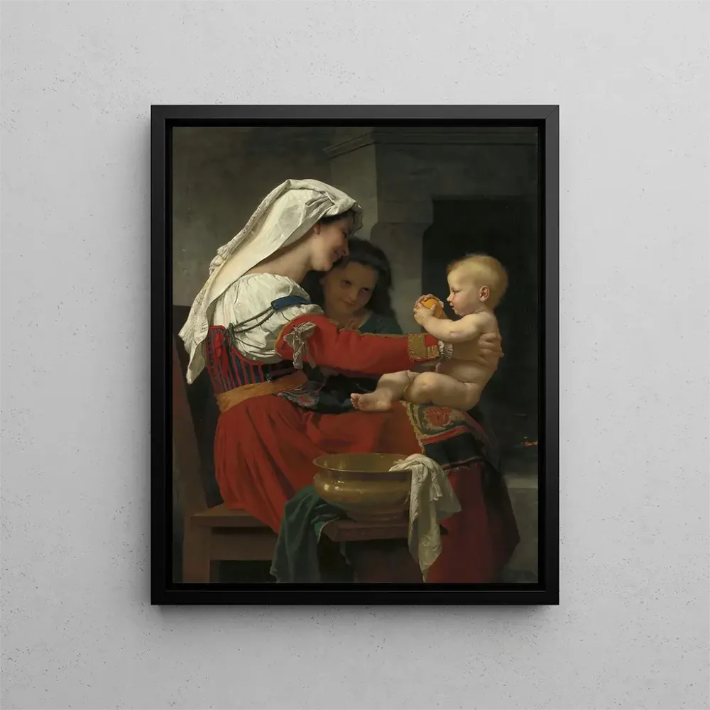Äidillinen ihailu - William Bouguereau | Taidetuloste