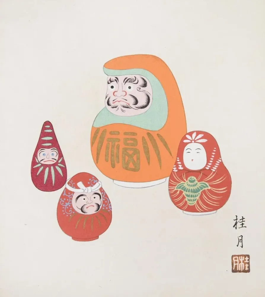 Japanilaiset perinteiset lelut – Yamashita Hakuba | Taidetuloste